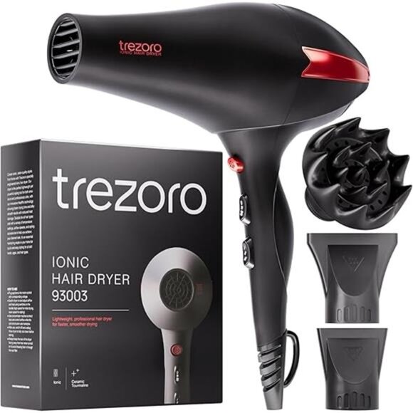 Diffuser Hair Dryer - Professional Ionic Hair Dryer with Powerful 2200W Motor - Picture 7 of 7
